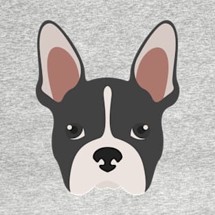 Boston Terrier Face T-Shirt